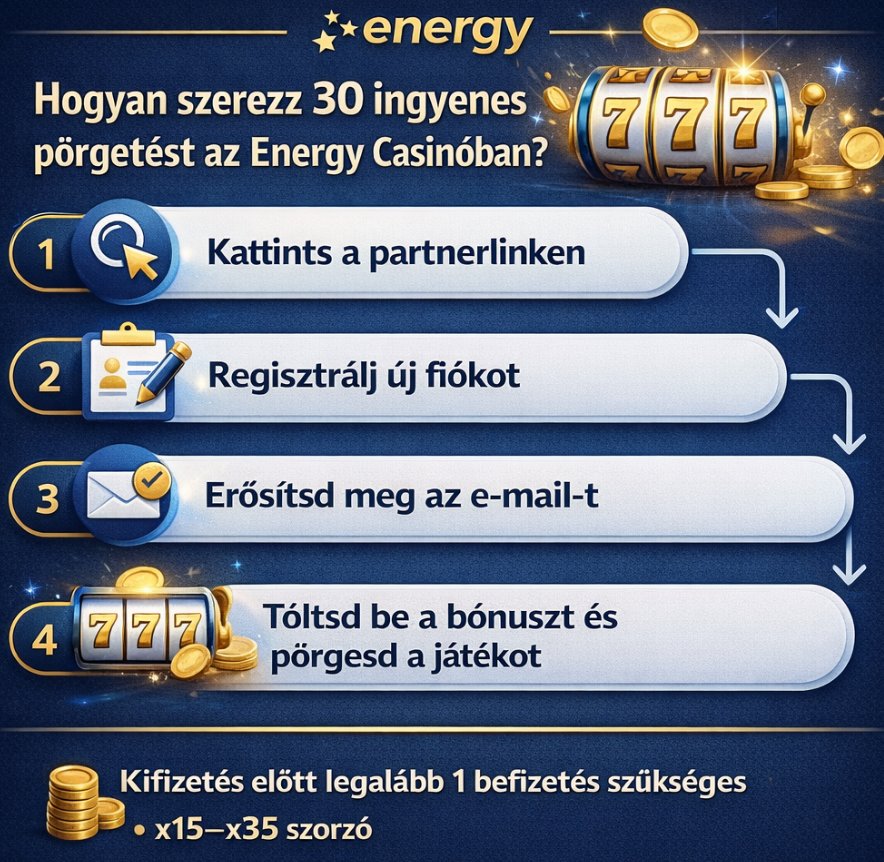 30 ingyenes pörgetés